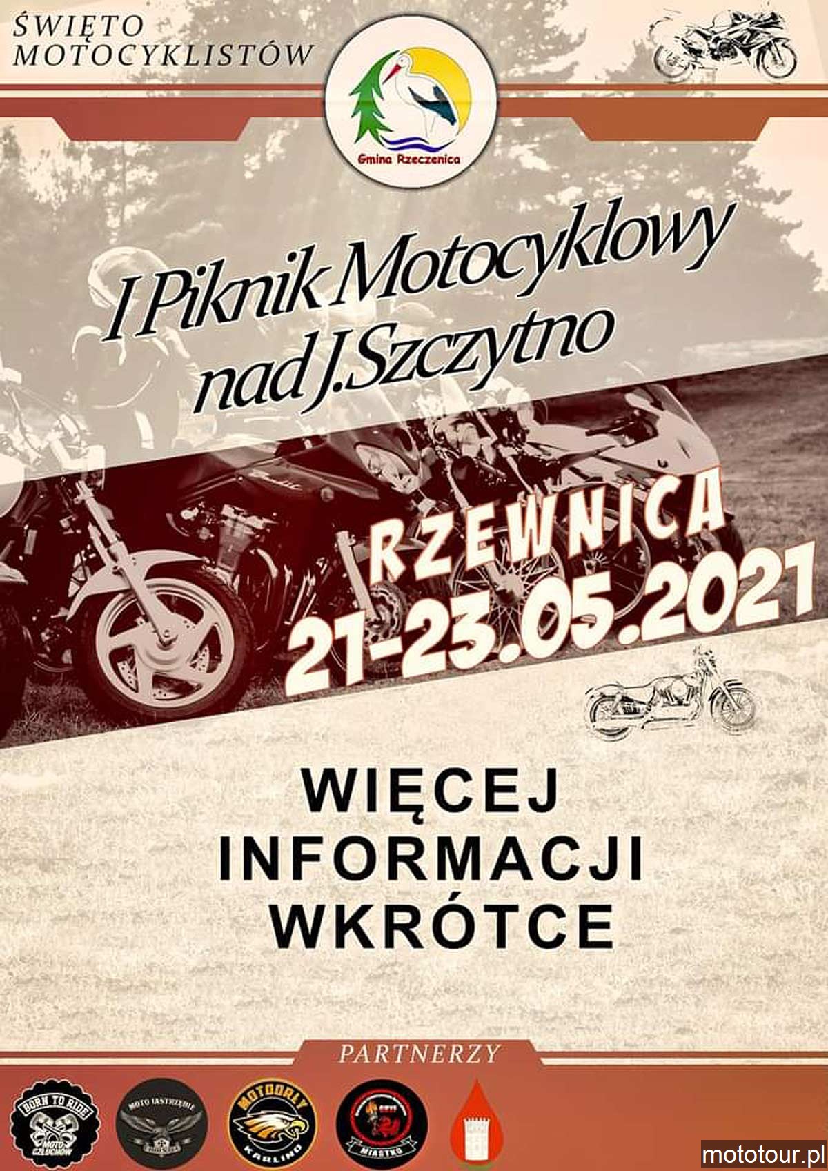 I Piknik Motocyklowy nad J. Szczytno - Moto Człuchów