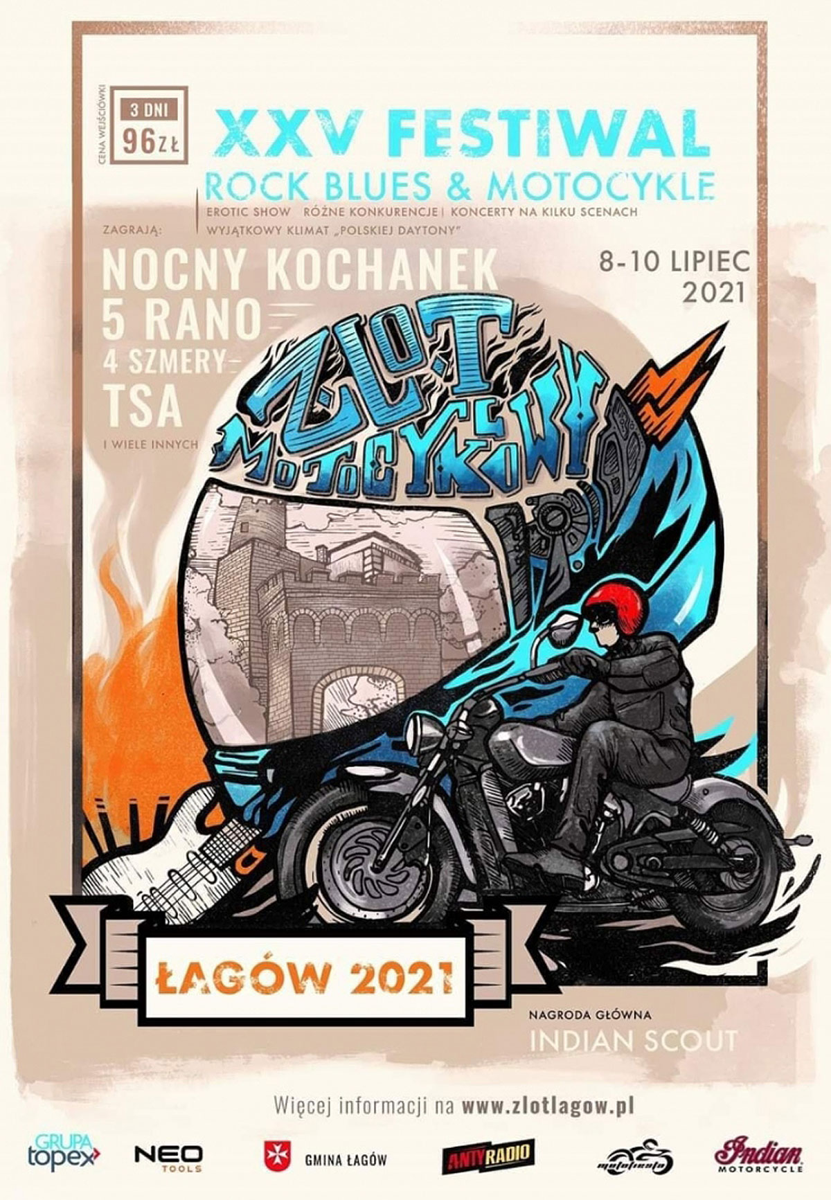 XXV Festiwal Rock Blues & Motocykle - Łagów 2021